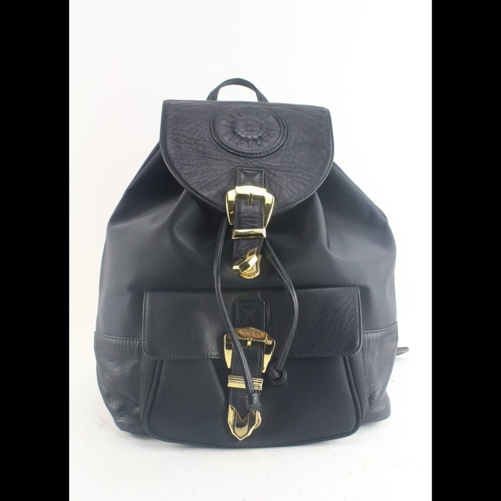 Gianni Versace Leather Backpack 2GV918K